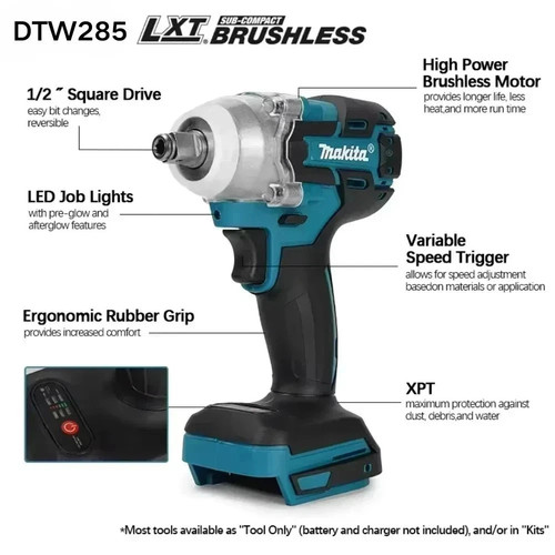 Makita dtw285 18v brushless - dtw285,