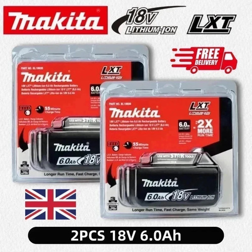 Genuine makita 6ah - 2x,