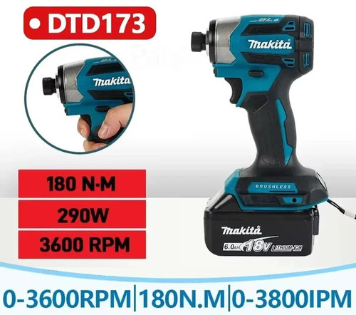 Makita dtd173 cordless impact - makita,
