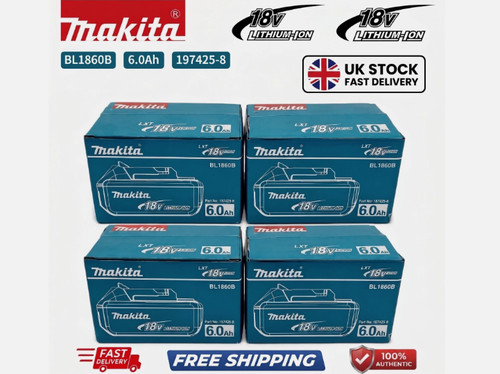 Genuine makita 6ah 18v - 4x,