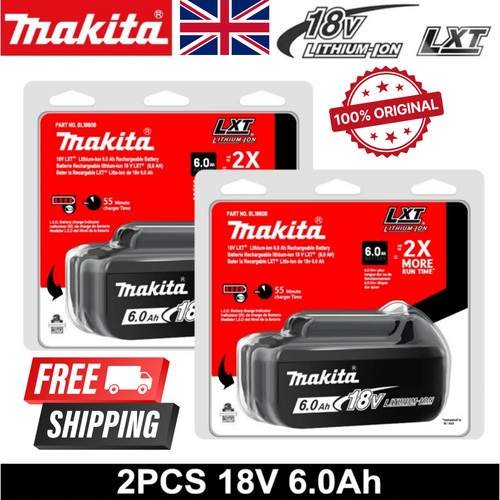 Genuine makita 6ah - genuine, 18v