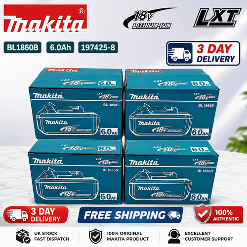 Genuine makita 6ah - 4x, 18v